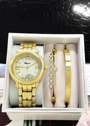 Подарочный набор часы, 2 браслета, коробка + пакет 1599736