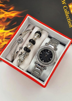 Подарочный набор часы, 2 браслета и коробка 1601974
