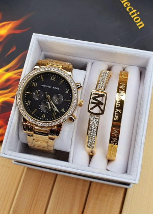 Подарочный набор часы, 2 браслета и коробка 1602288