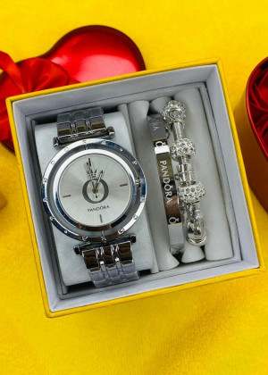 Подарочный набор часы, 2 браслета и коробка 1676711