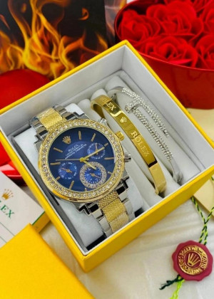 Подарочный набор часы, 2 браслета и коробка 1767260