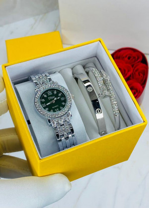 Подарочный набор часы, 2 браслета и коробка 1780000