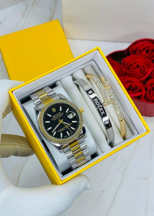 Подарочный набор часы, 2 браслета и коробка 1780006