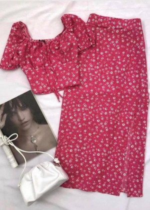 Костюм (блузка и юбка) 2106161