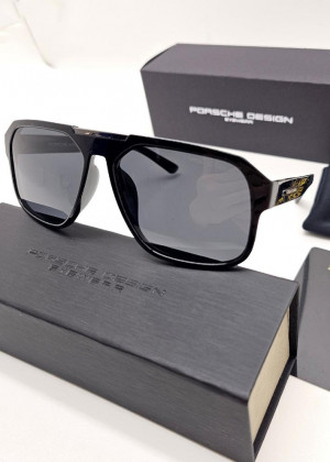 Набор мужские солнцезащитные очки, коробка, чехол + салфетки 2159372
