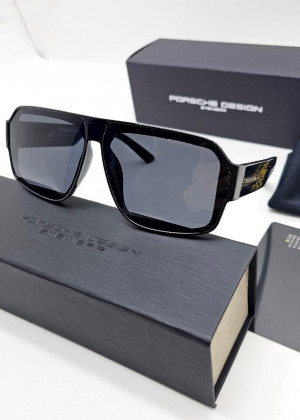 Набор мужские солнцезащитные очки, коробка, чехол + салфетки 2159388