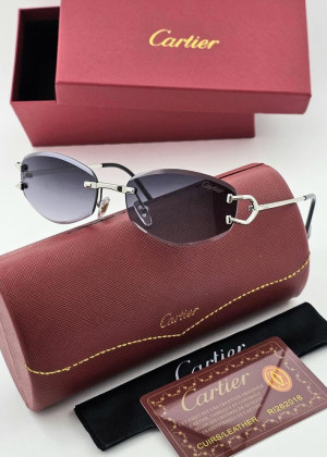 Набор женские солнцезащитные очки, коробка, чехол + салфетки 2161478