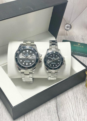 Подарочный набор часы для мужчин и для женщин + коробка 2340907