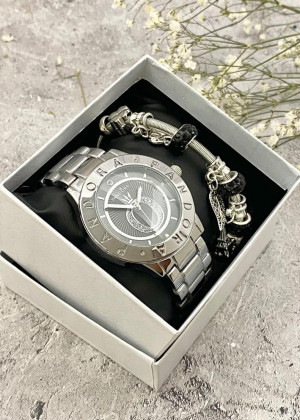 Подарочный набор для женщин часы и браслет+ коробка 2351819