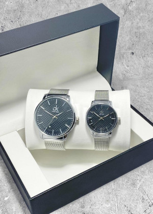 Подарочный набор часы для мужчин и для женщин + коробка 2351928