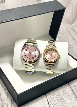 Подарочный набор часы для мужчин и для женщин + коробка 2351940