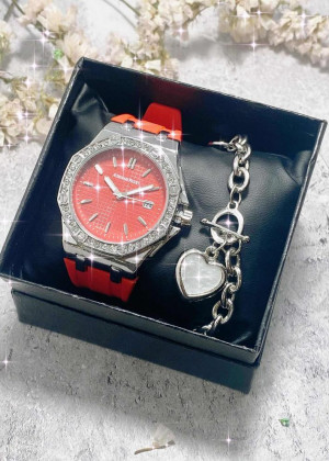 Подарочный набор для женщин часы и браслет+ коробка 2351975