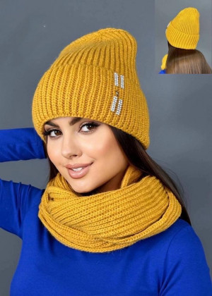 Шапка + шарф 2в1 2354601