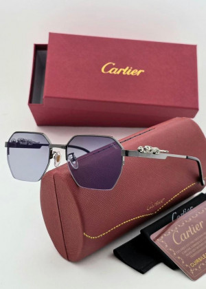 Набор женские солнцезащитные очки, коробка, чехол + салфетки 2356466