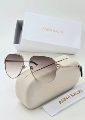 Набор женские солнцезащитные очки, коробка, чехол + салфетки 2356559