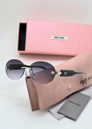 Набор женские солнцезащитные очки, коробка, чехол + салфетки 2356575