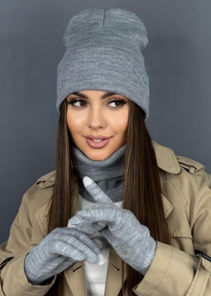 Шапка + шарф и перчатки 2360756