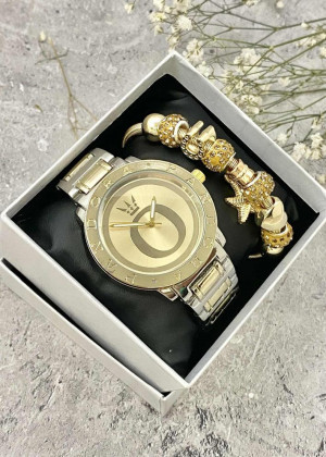 Подарочный набор для женщин часы и браслет+ коробка 2361470