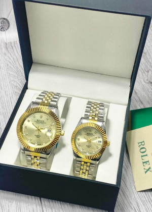 Подарочный набор часы для мужчин и для женщин + коробка 2361584