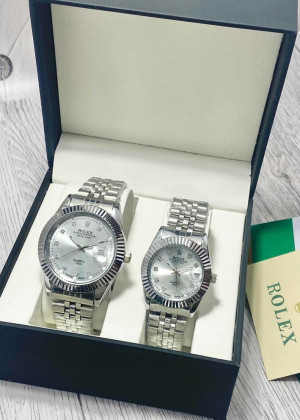 Подарочный набор часы для мужчин и для женщин + коробка 2361585