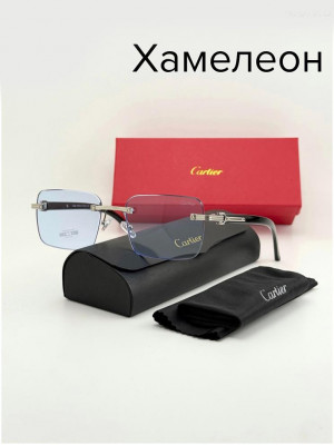 Набор женские солнцезащитные очки, коробка, чехол + салфетки 2369689