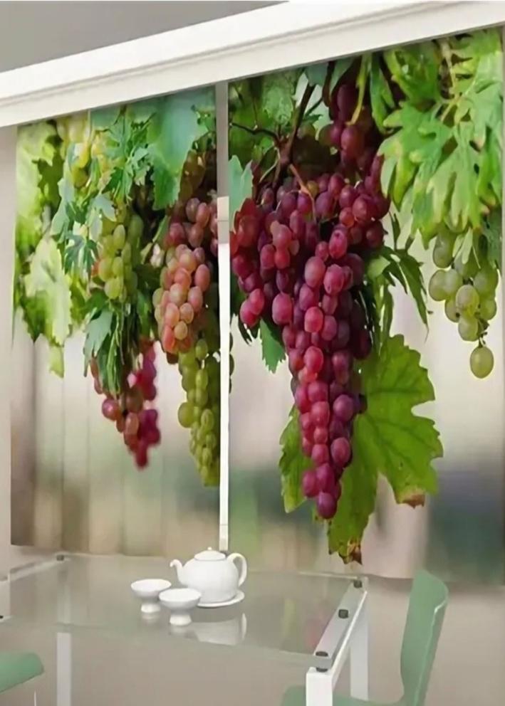 Фотошторы для кухни 