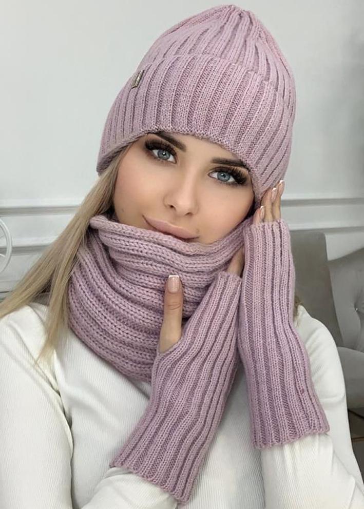 Шапка шарф 