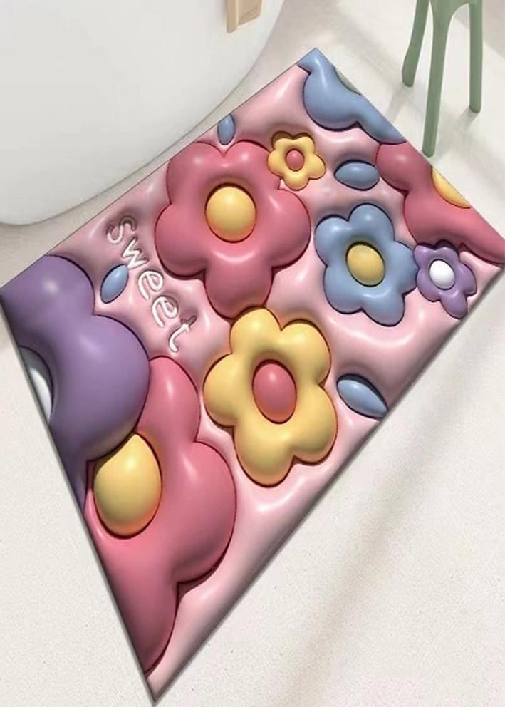 Противоскользящий коврик для ванной и туалета 