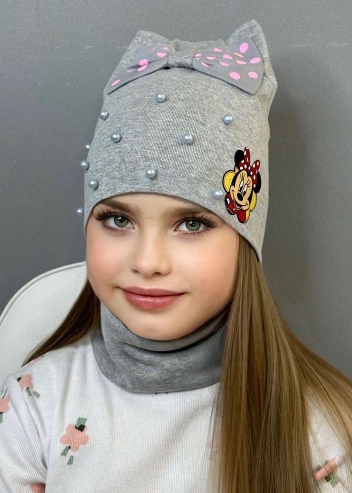 Шапка + шарф 2в1 