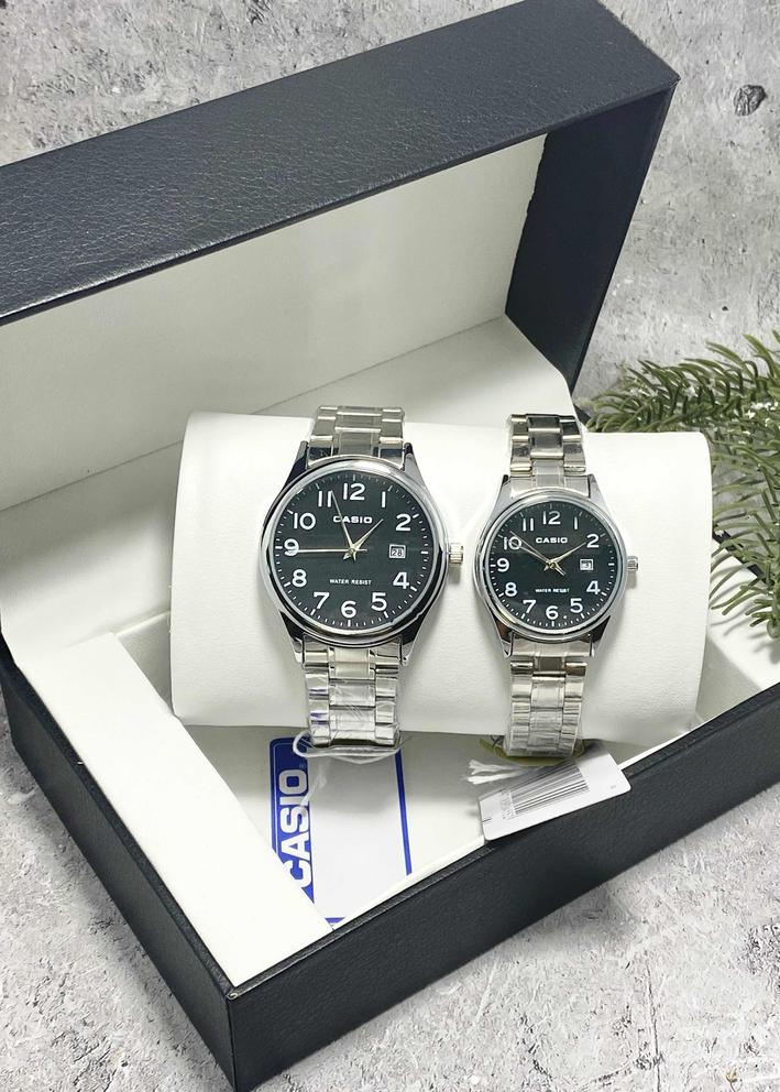 Подарочный набор часы для мужчин и для женщин + коробка 