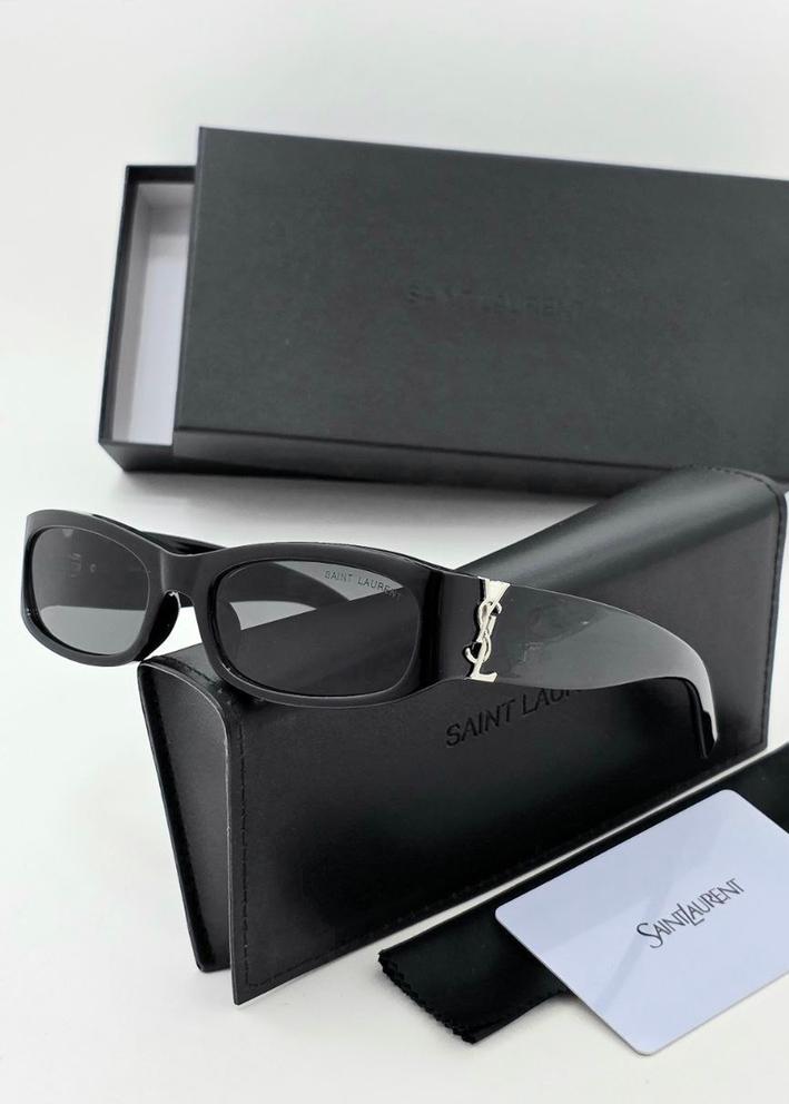 Набор женские солнцезащитные очки, коробка, чехол + салфетки 